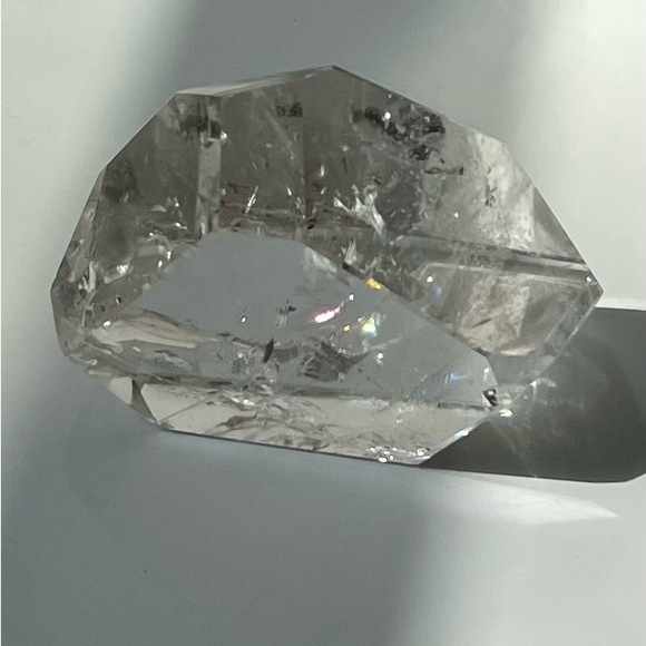 Clear Quartz Freeform With Rainbows - Picture 3 of 13